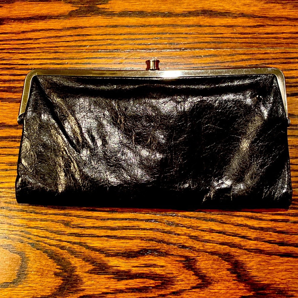 Hobo leather double clutch